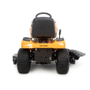 Yellow Cub Cadet lawn mower on a white background